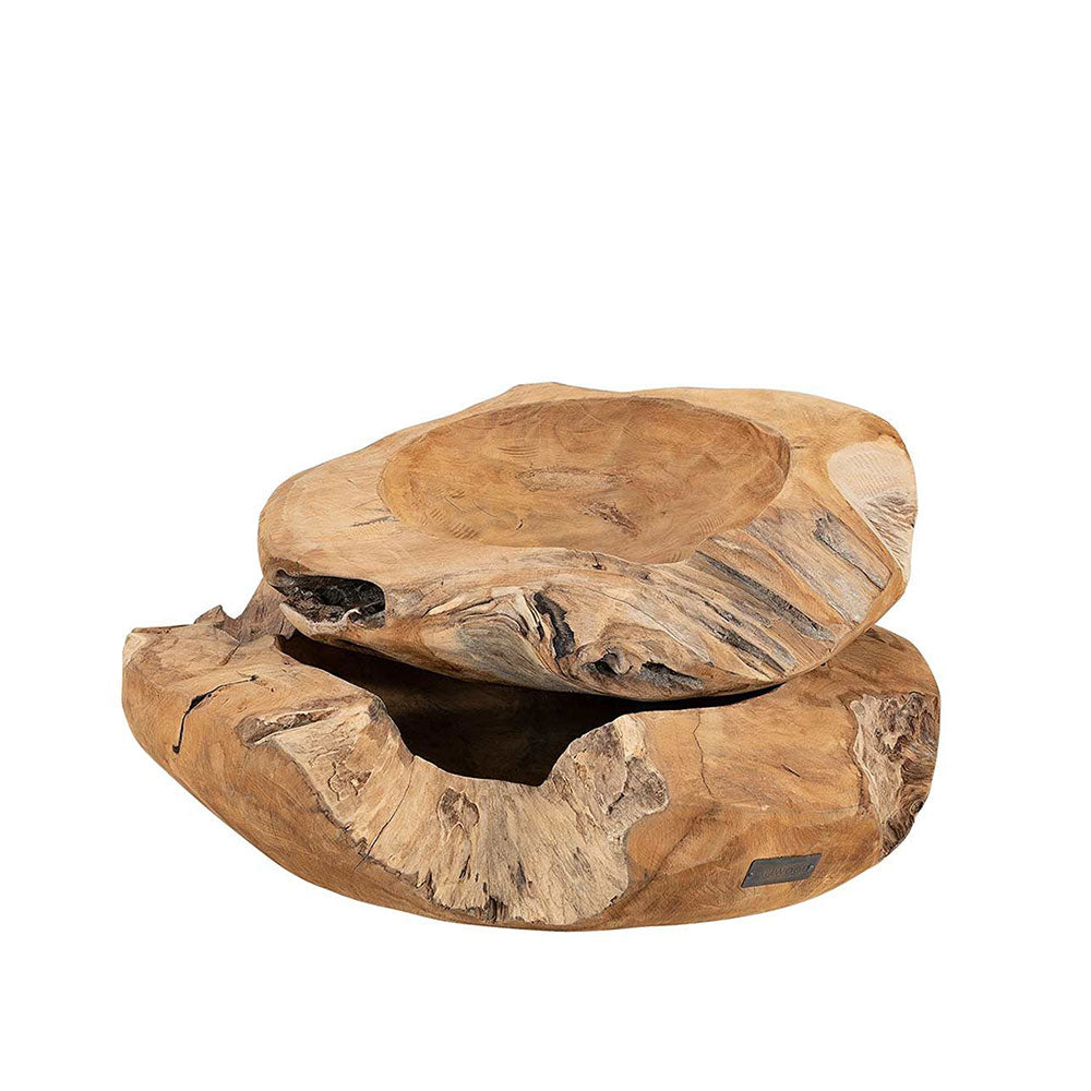 ROOT BOLLE 2-pakning NATURLIG TEAK