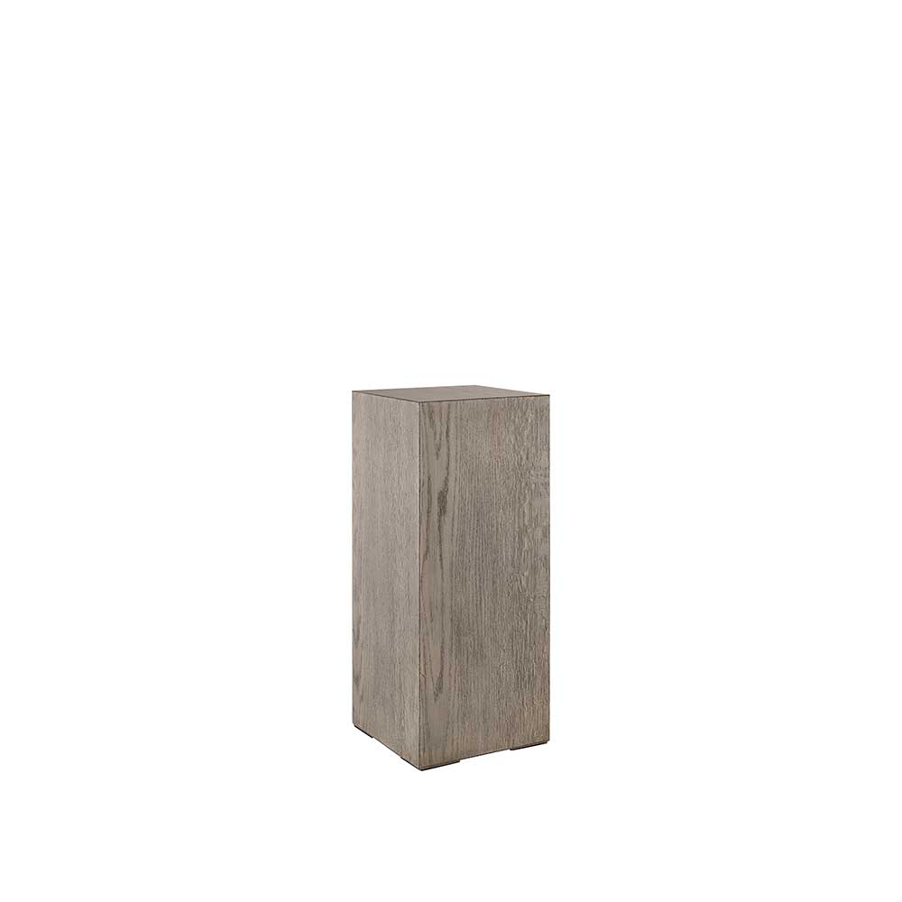 TRENT PEDESTAL lav antikk grå