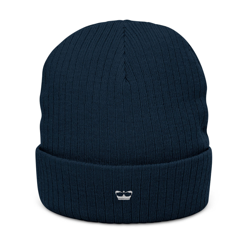 Bonnet en tricot côtelé Princess avec logo brodé