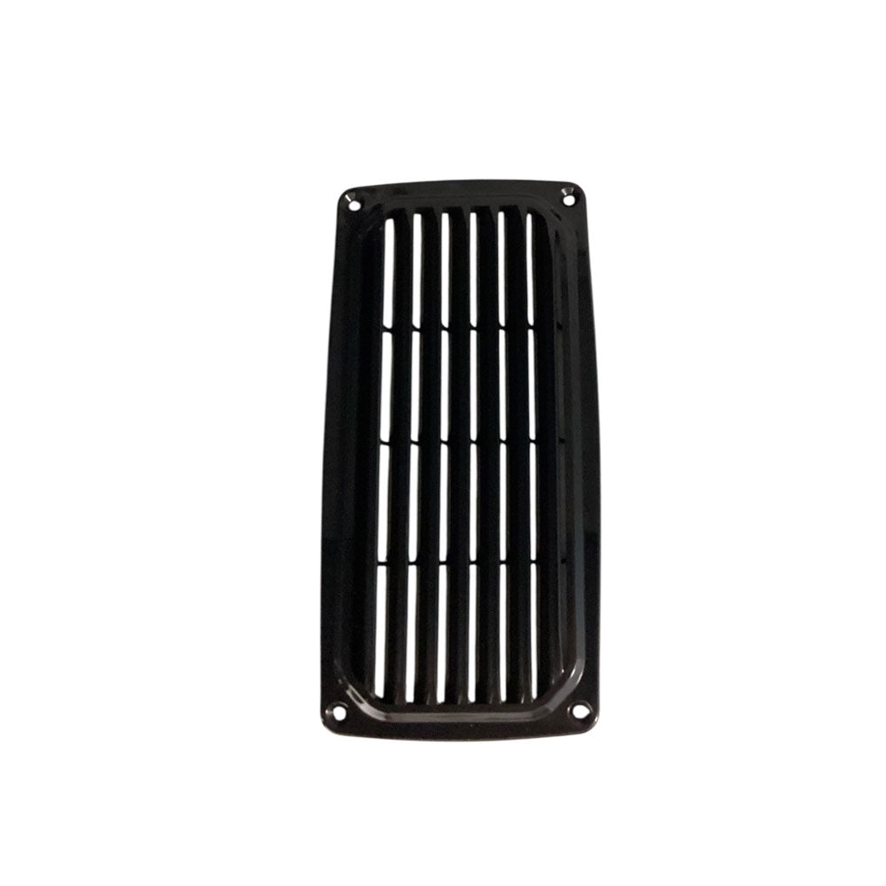 SORT LUFTUDLØB 200 X 100MM