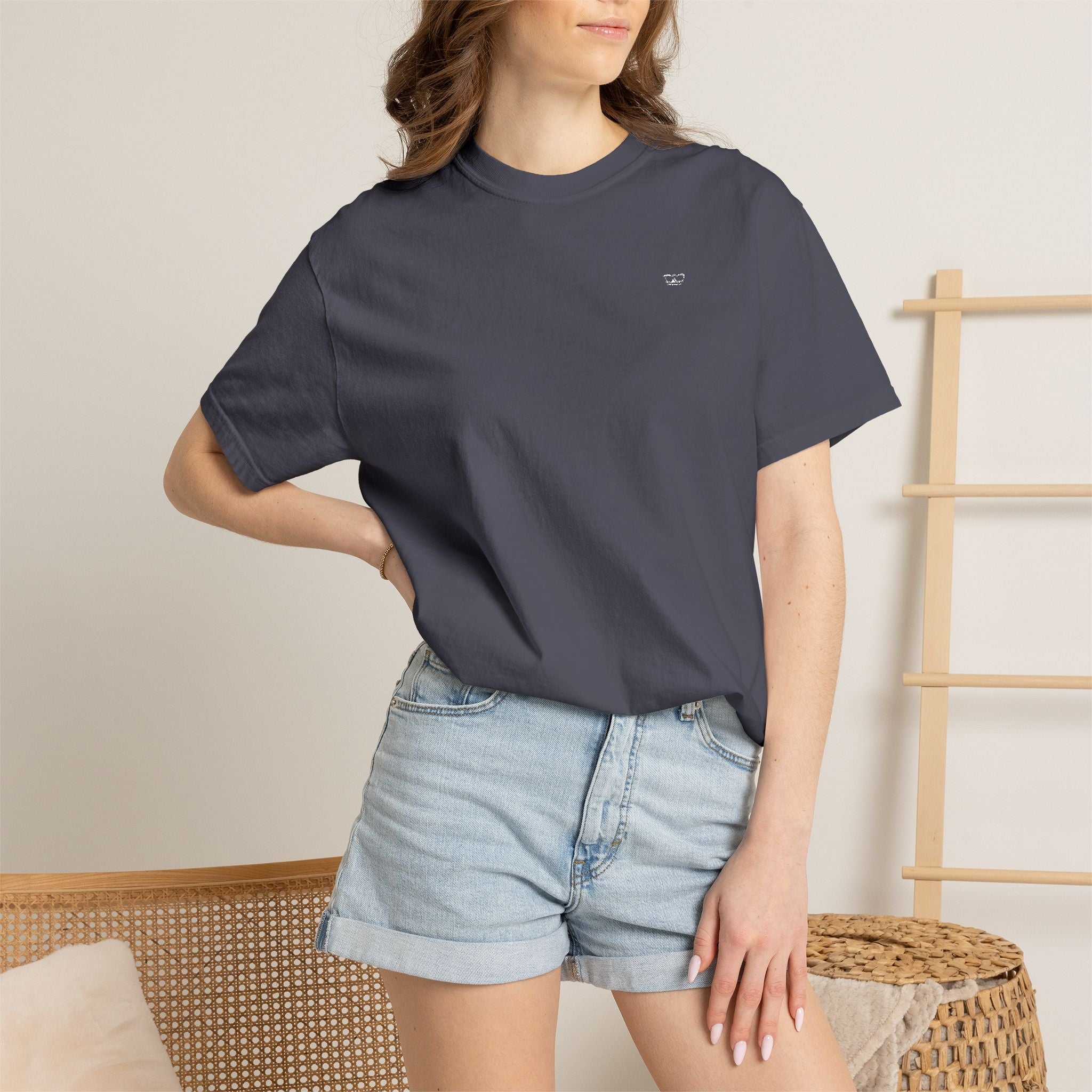 Princess T-shirt med hvidt broderet logo
