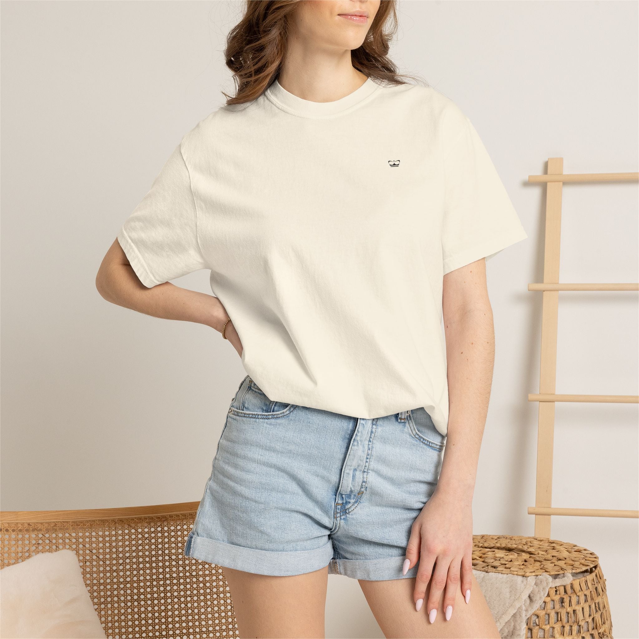 Princess T-skjorte med svart brodert logo