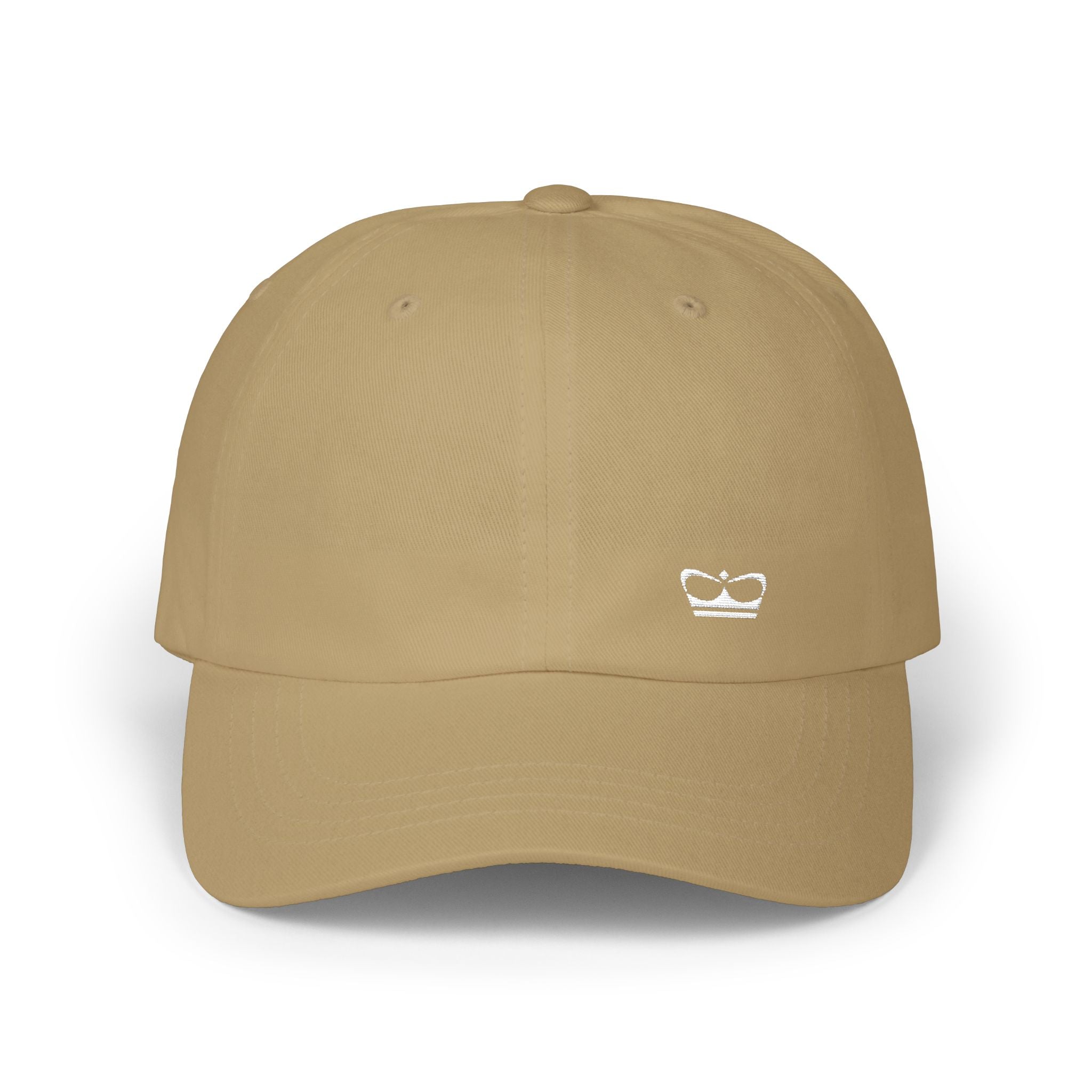 Gorra Princess con logotipo bordado en blanco