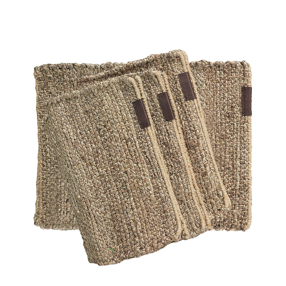HEMP NATURLIG Bordbrikke 4-pakning