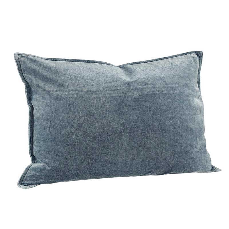 Housse de coussin KELLY PLAIN AQUA 60x40