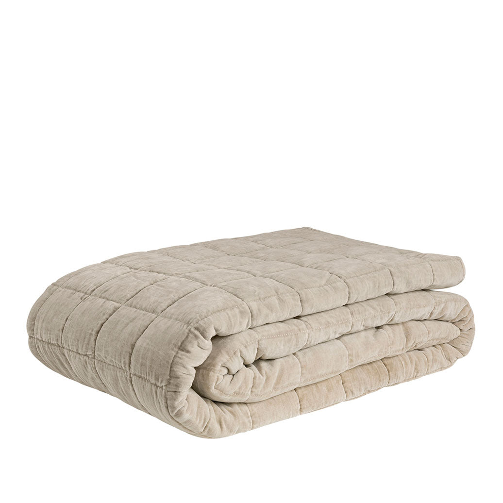 POSH BEIGE Sengeteppe 160