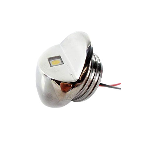 LED STEP LIGHT ROUND 12/24V WHITE
