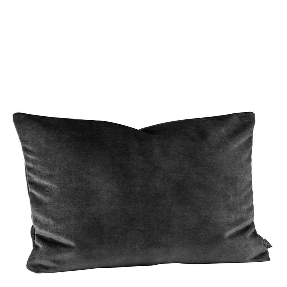 Housse de coussin AVANNA gris foncé 60x40