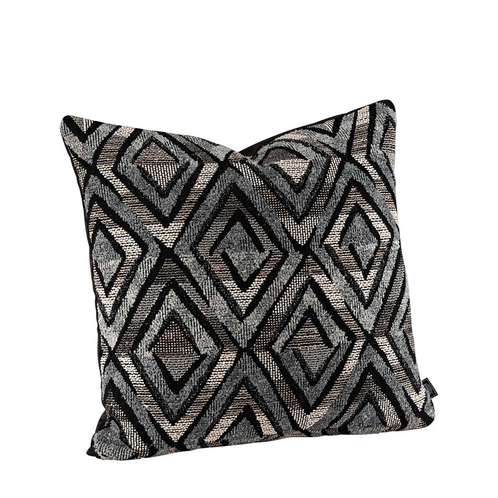 Housse de coussin CHATEL GRIS 50x50