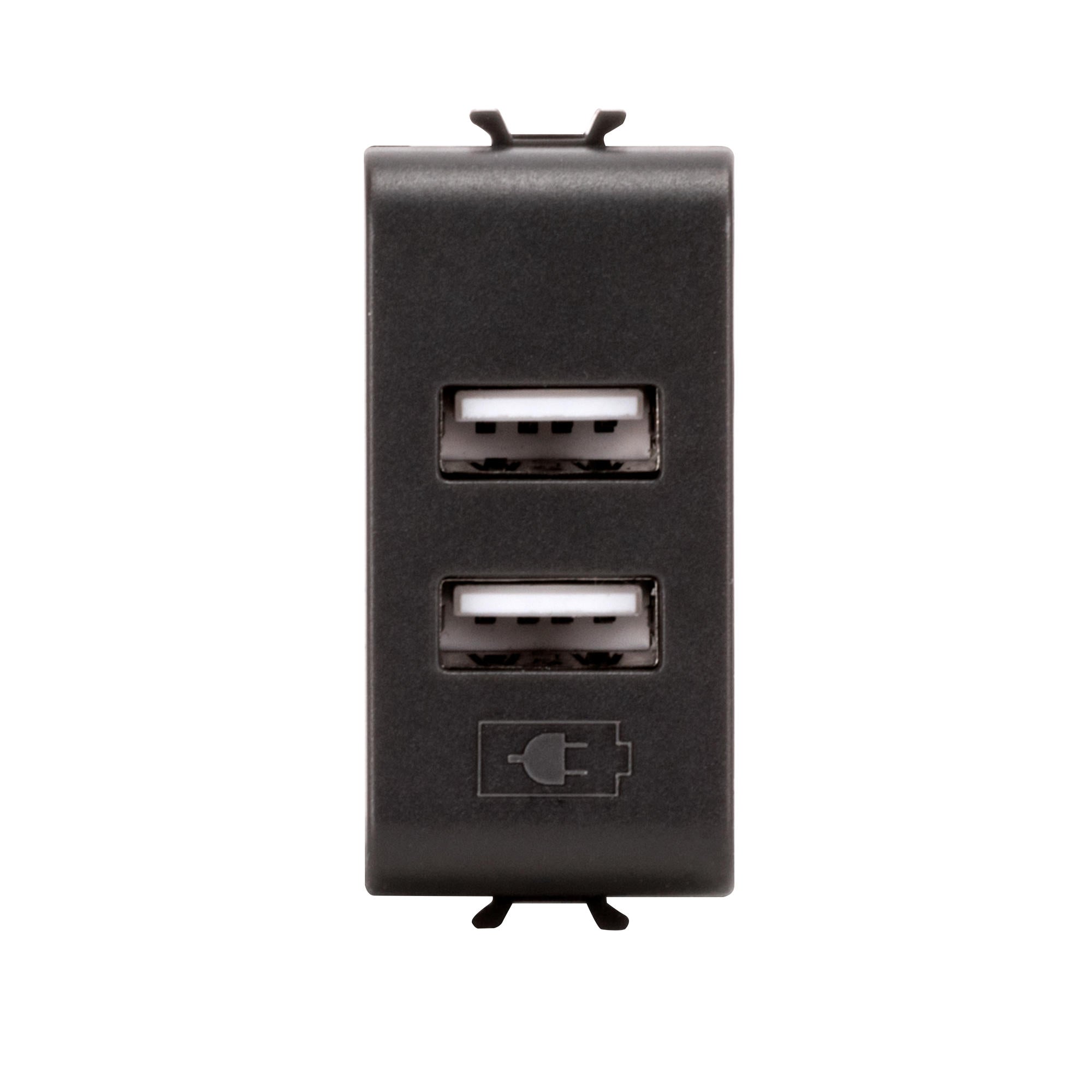 GEWISS GW12450 DOPPELTE USB STECKDOSE 1G