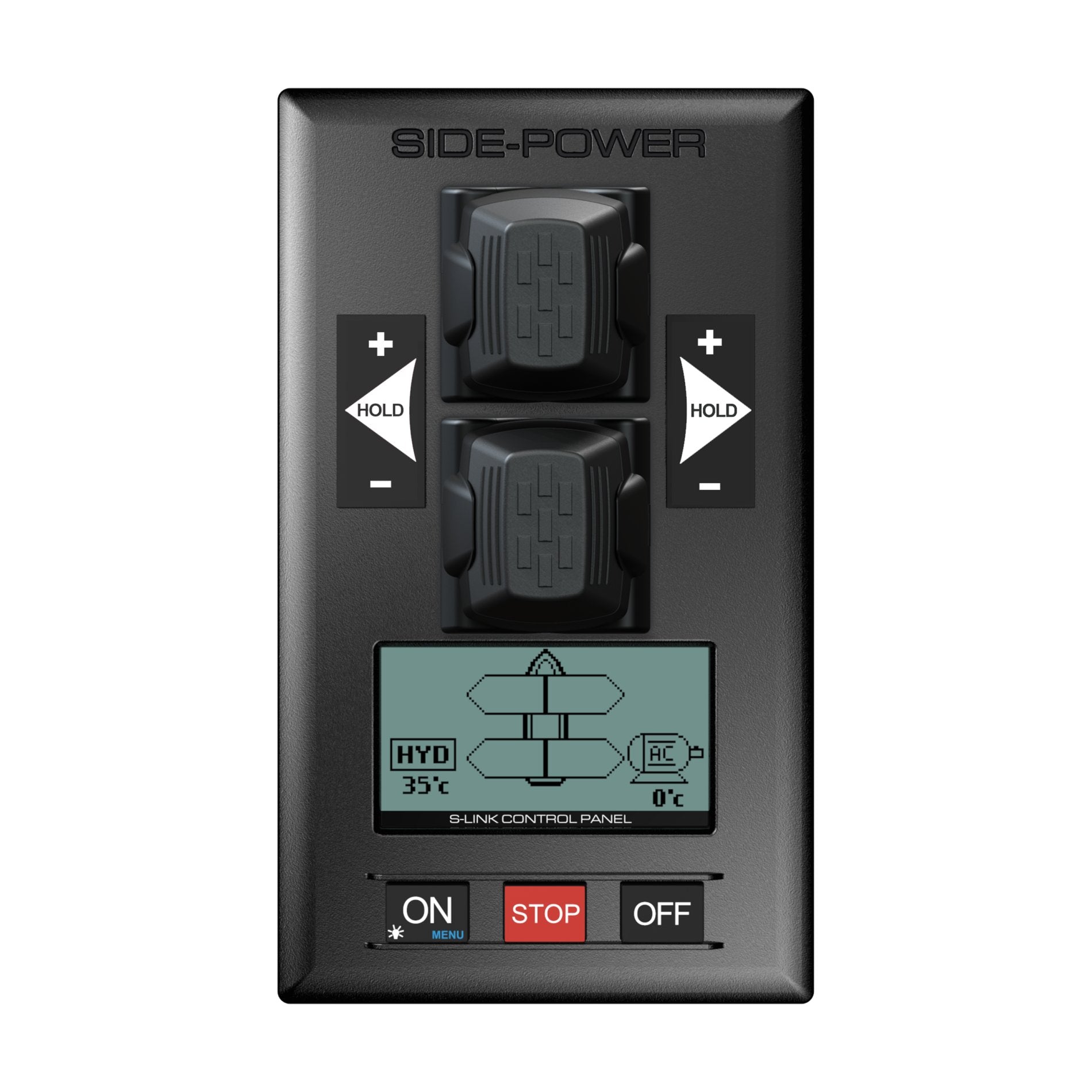 SLEIPNER PJC222 DOBBEL JOYSTICK HOLD-FUNKSJON HYD 12/24V S-LINK