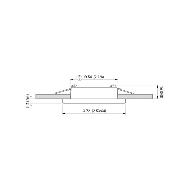 QUICK INNFELT LYS VARMHVIT LED 2W 10-30V