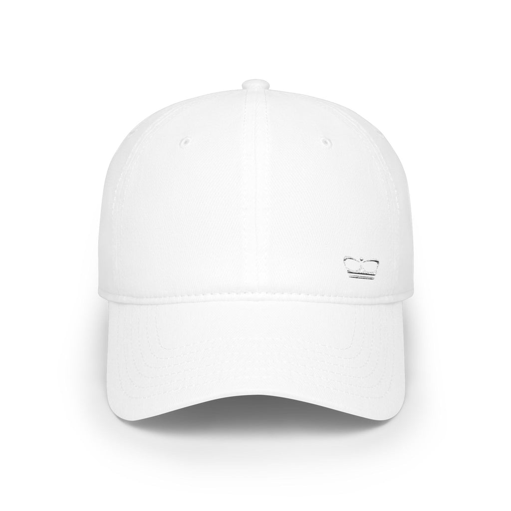 Cappellino Princess, bianco con logo bianco
