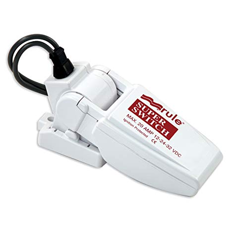 RULE SUPERSWITCH FLYTEBRYTER ÅPEN 12/24V 20A.