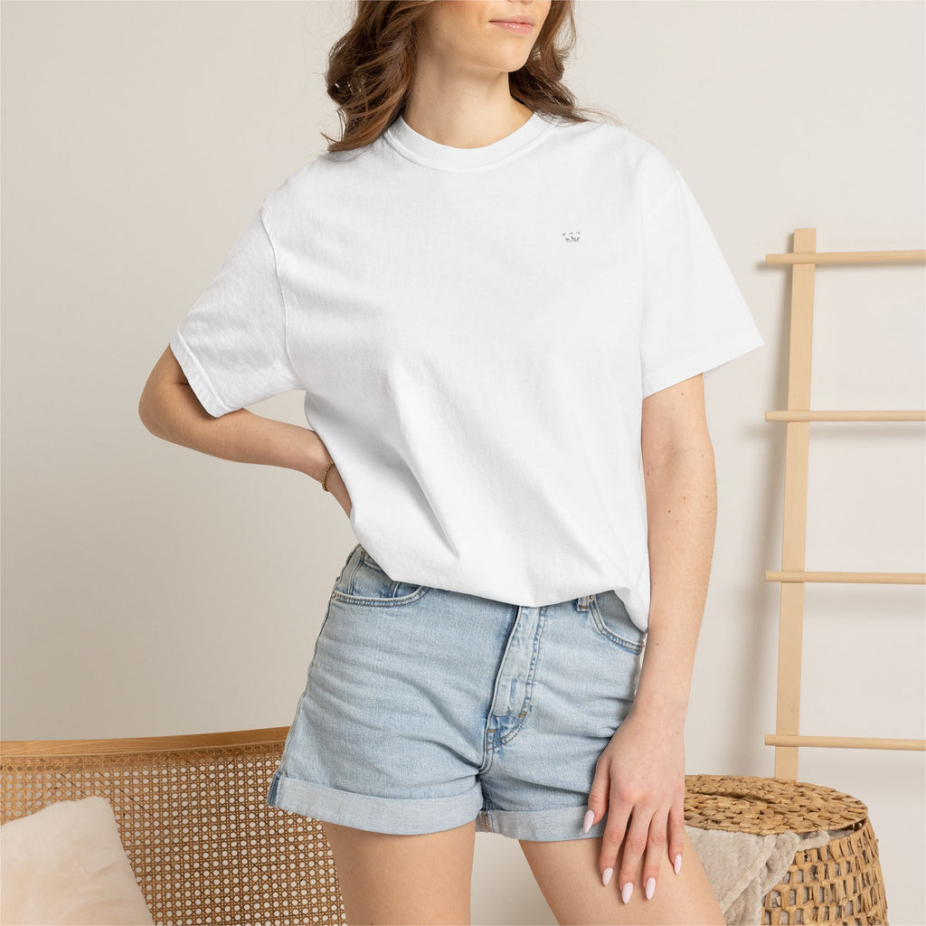 Princess T-shirt med hvidt broderet logo