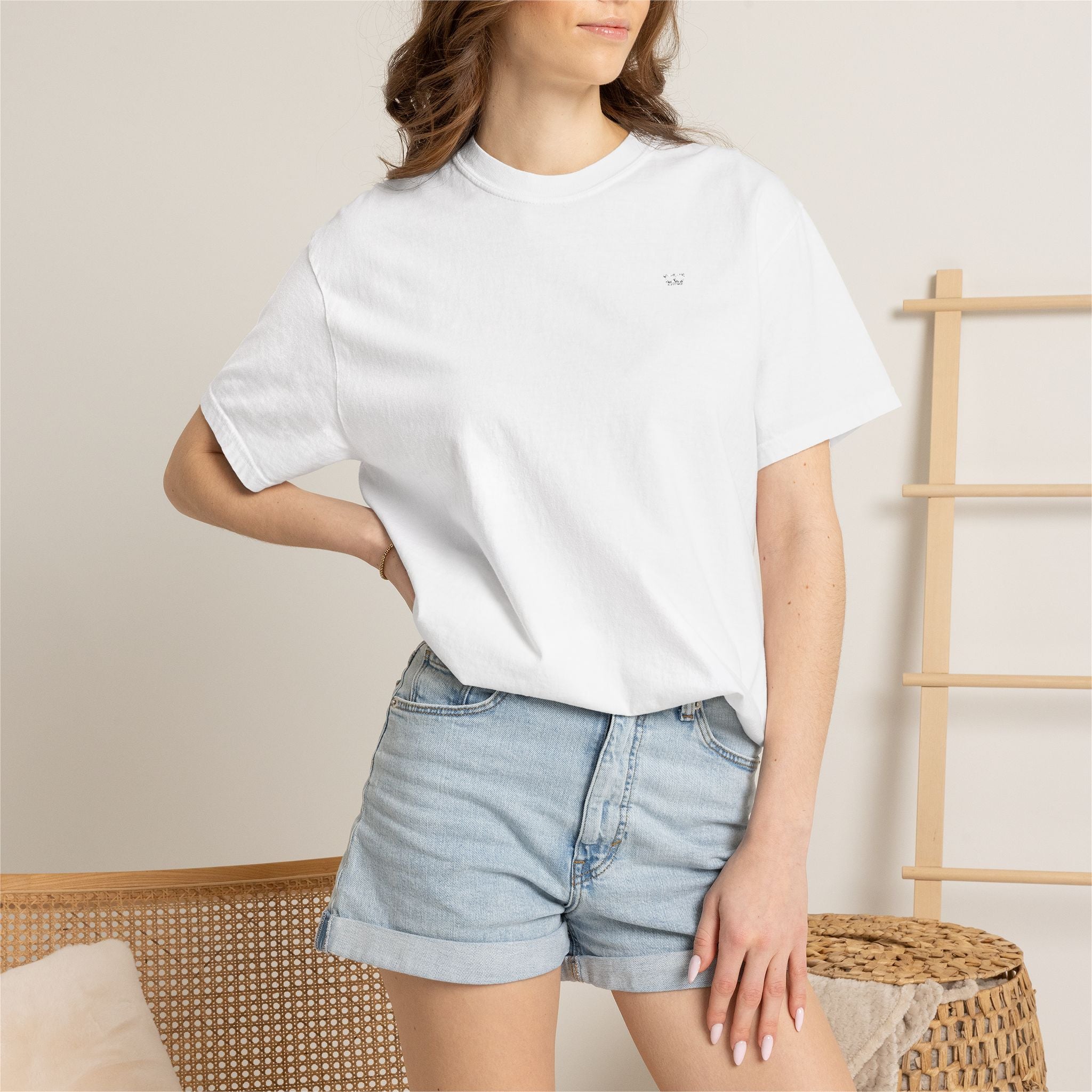 Princess T-shirt med hvidt broderet logo