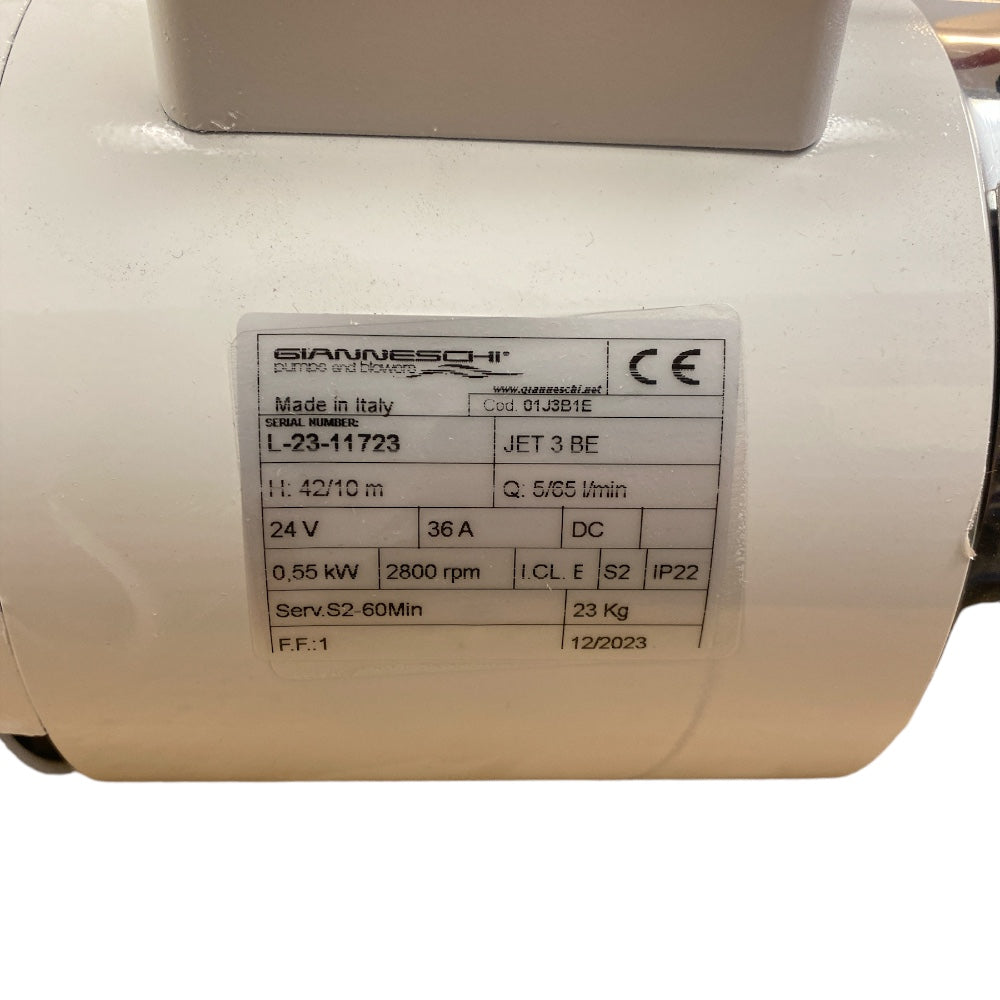 GIANNESHI SELVSUGENDE EL/PUMPE JET 3 24V DC 0.55kW