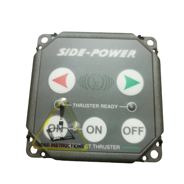 TOUCH KONTROLPANEL RETRAKT THRUSTERS FIRKANTET GRÅ 12/24V S-LINK
