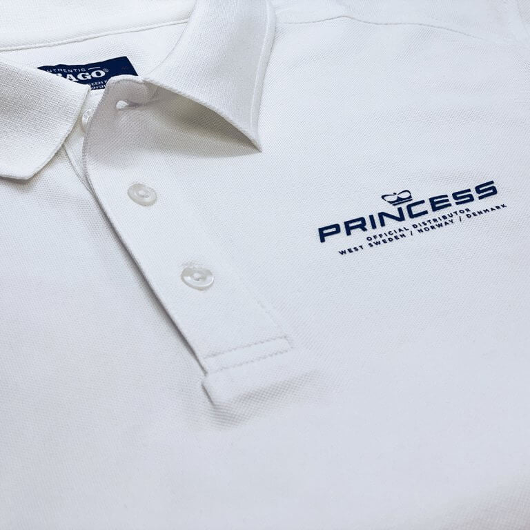 Princess Sebago Performance polo pique, hvit