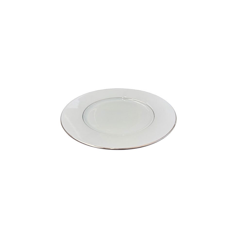 Hvit Sous le Soleil Platinum desserttallerken
