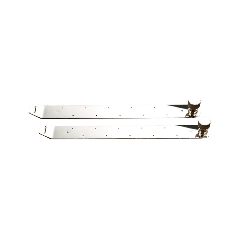 PIASTRE DI FERMATA IN ACCIAIO INOX PRINCESS - COPPIA