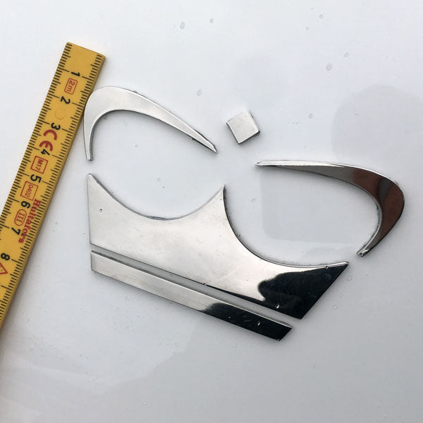 LOGO PRINCESS KRONE RUSTFRIT STÅL POLERET